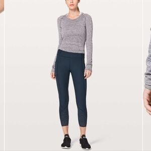 Lululemon Tight Stuff Tight II 25" in True Navy size 4